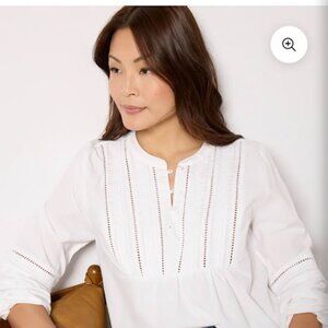 Evereve White Jacqueline Blouse